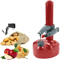 Electric Potato Peelers Automatic Rotating Apple Peeler Potato Peeling Machine Automatic Fruits Vegetables Kitchen Peeling Tool 1