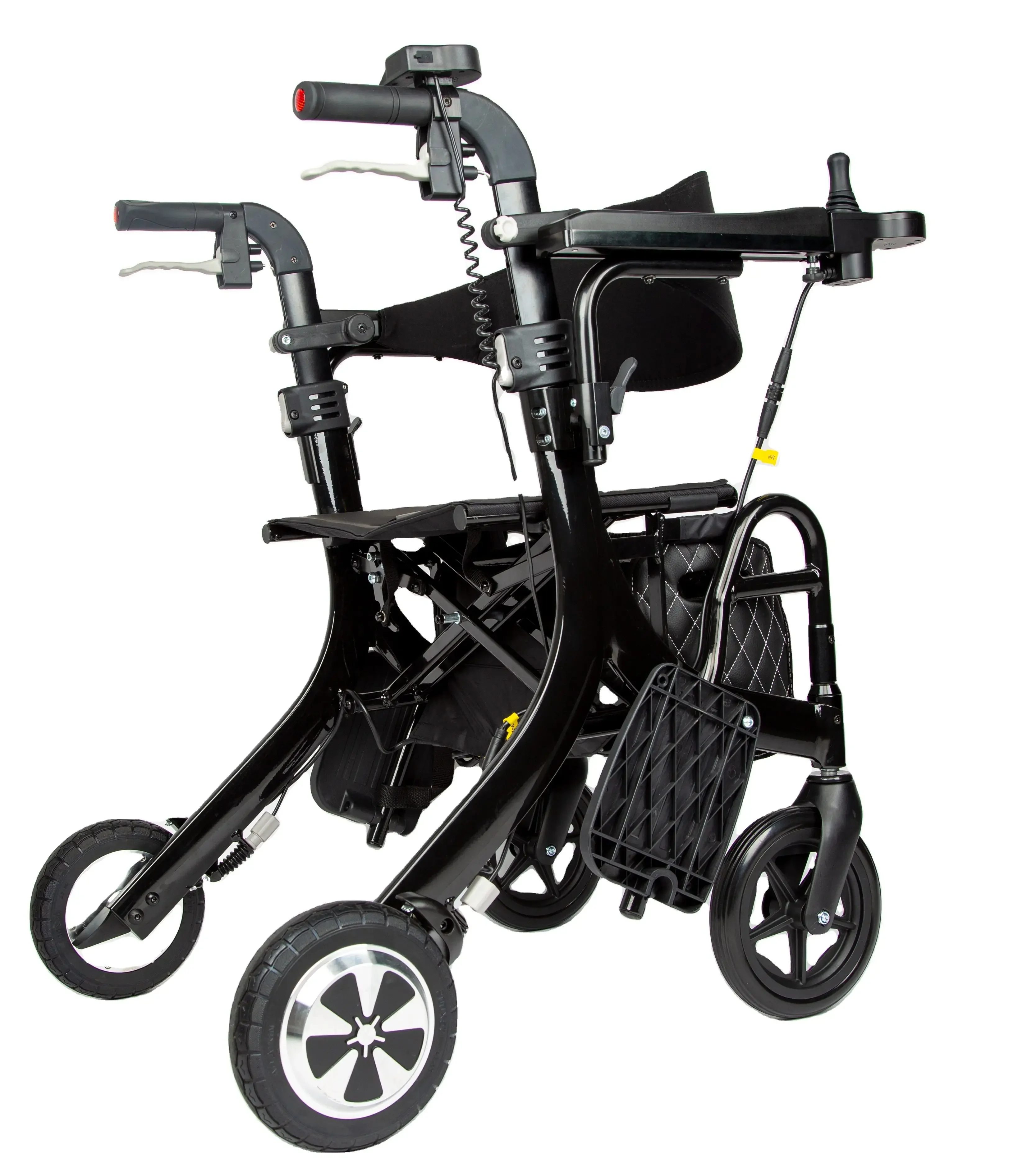 Lightweight Foldable Walking assistive Rollator all terrain Mobility Carrier for elderly hand bike shopping cart