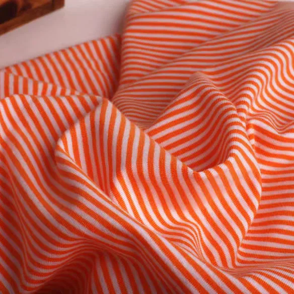 wide 2mm stripe 100% cotton knitting elastic fabric DIY sewing clothing cloth 165cm wide 100% tissu hometextile tela sewing 6