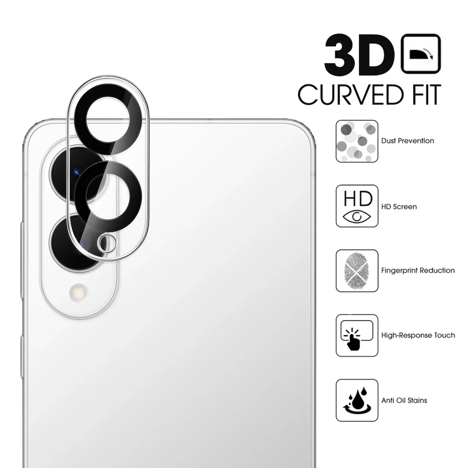 9H Tempered Glass Camera Protectors - HD Clear Lens Protective Films