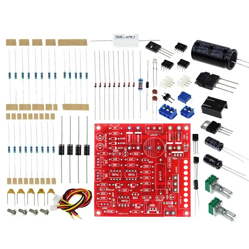 

Adjustable Current Limiter 0-30V 2mA-3A DIY Voltage Controller Transformer Module DIY Electronic Kit For Electronics Hobbyists