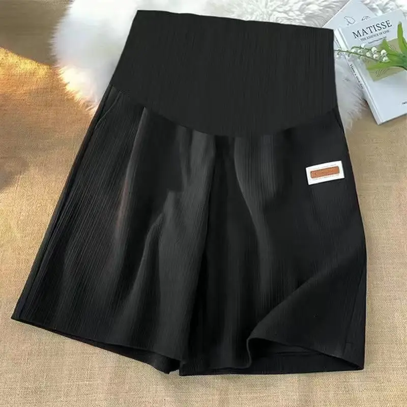Summer Maternity Short Legging Seamless High Waist Belly Underpants Clothes for Pregnant Women Hot Pregnancy Shorts 2024 2