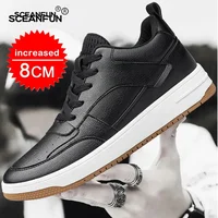 Men Casual Sneakers Elevator Shoes Platform Men Heightening Shoes For Male Height Increase Insole 6 8CM Shoes Designer 1