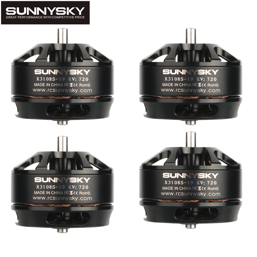 SUNNYSKYX3108S720KV900KV34S325W22A30S1kgBrushlessEfficient