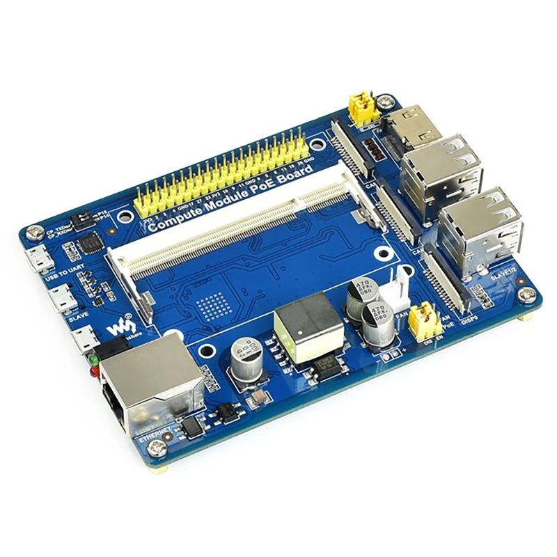 

Waveshare Expansion Board For Raspberry Pi CM3/3Lite To Expand A Variety Of Interface Computing Modules Poe Expansion Board