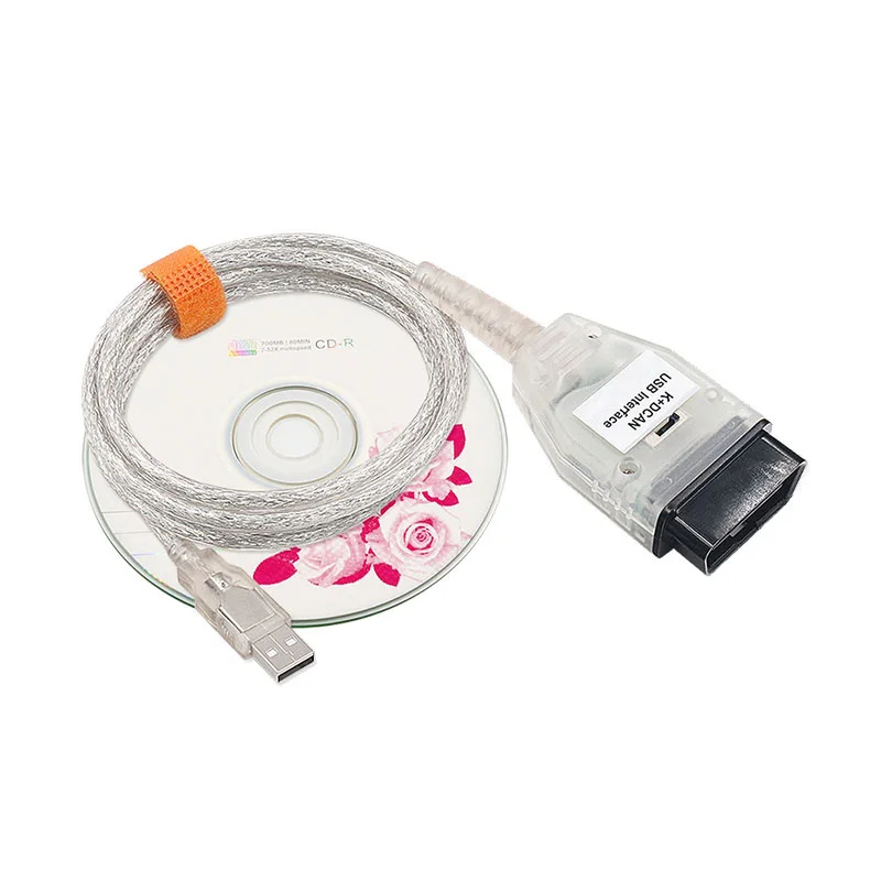 Escáner de diagnóstico OBD2 para BMW, Cable de diagnóstico FTDI para BMW K DCAN K + CAN, Compatible con in-pa, nuevo Chip completo