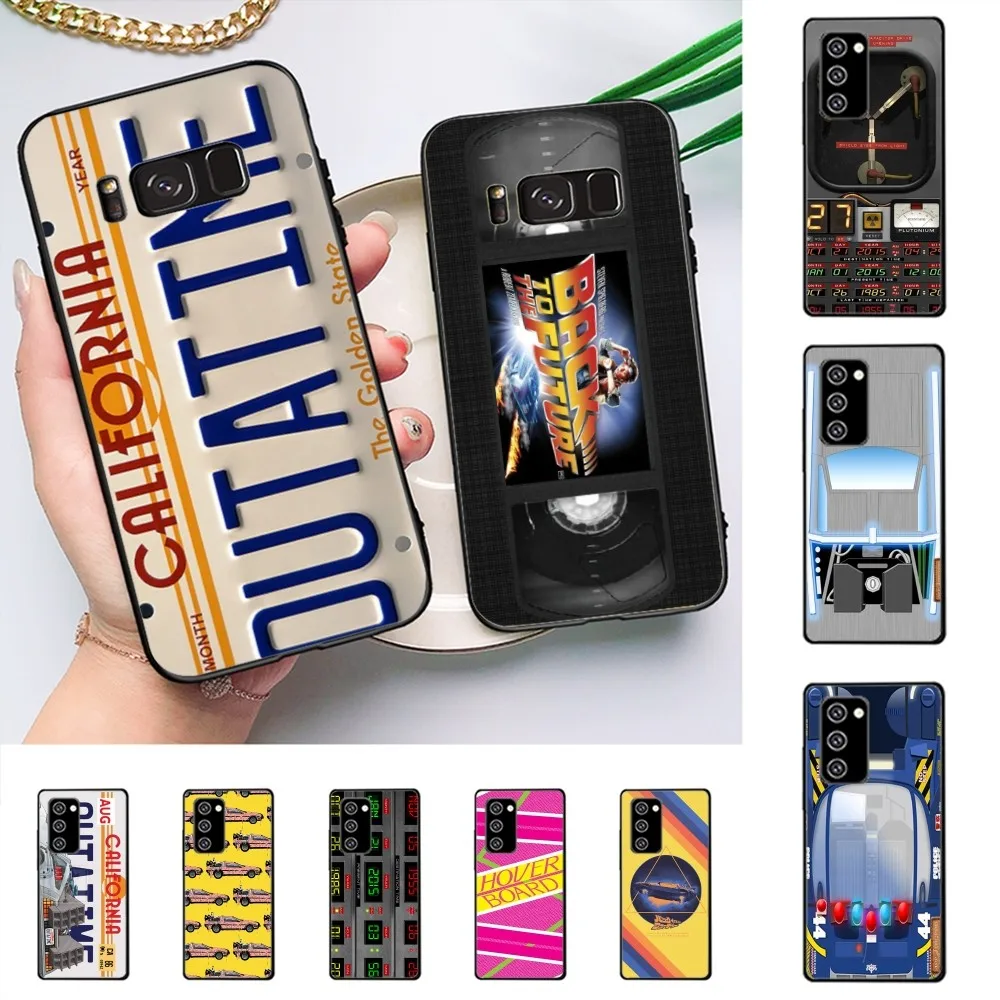 Back To The Future Time Machine Phone Case Per Samsung J 7 Plus 7Core J7 Neo J6 Plus Prime J6 J4 J5 Mobile Cover