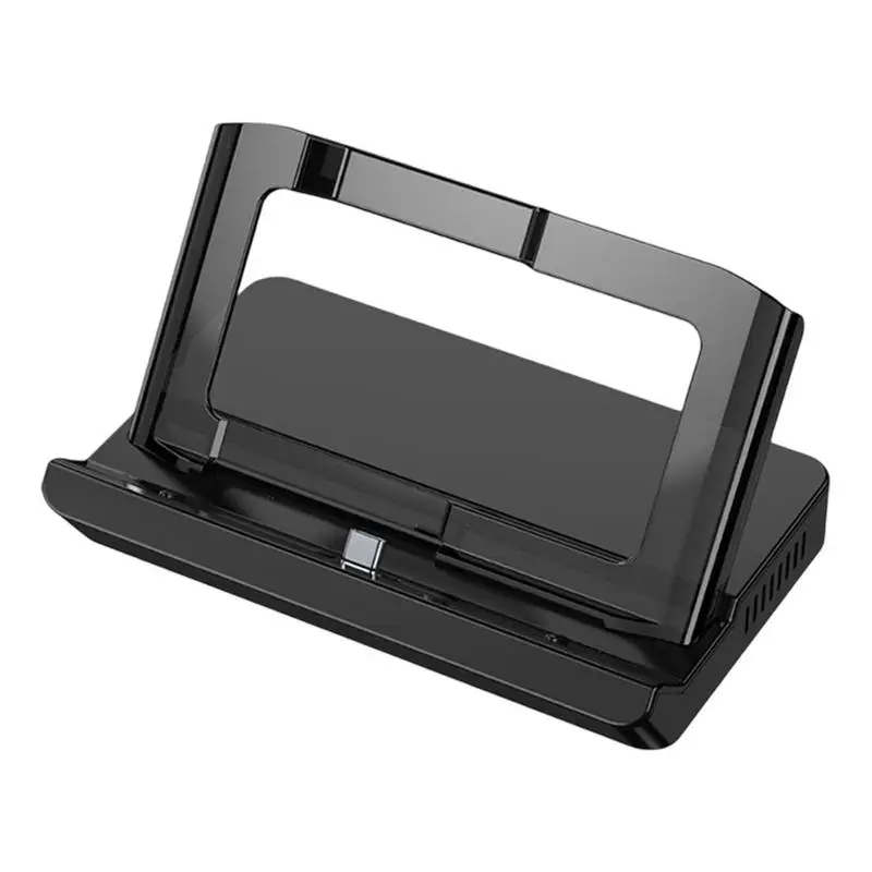 Black Stand Charger Dock Games Slot Per Gpd Win 4 Console Di Gioco Gamepad Multi Interface Usb Hub Gaming Machine Expander Base