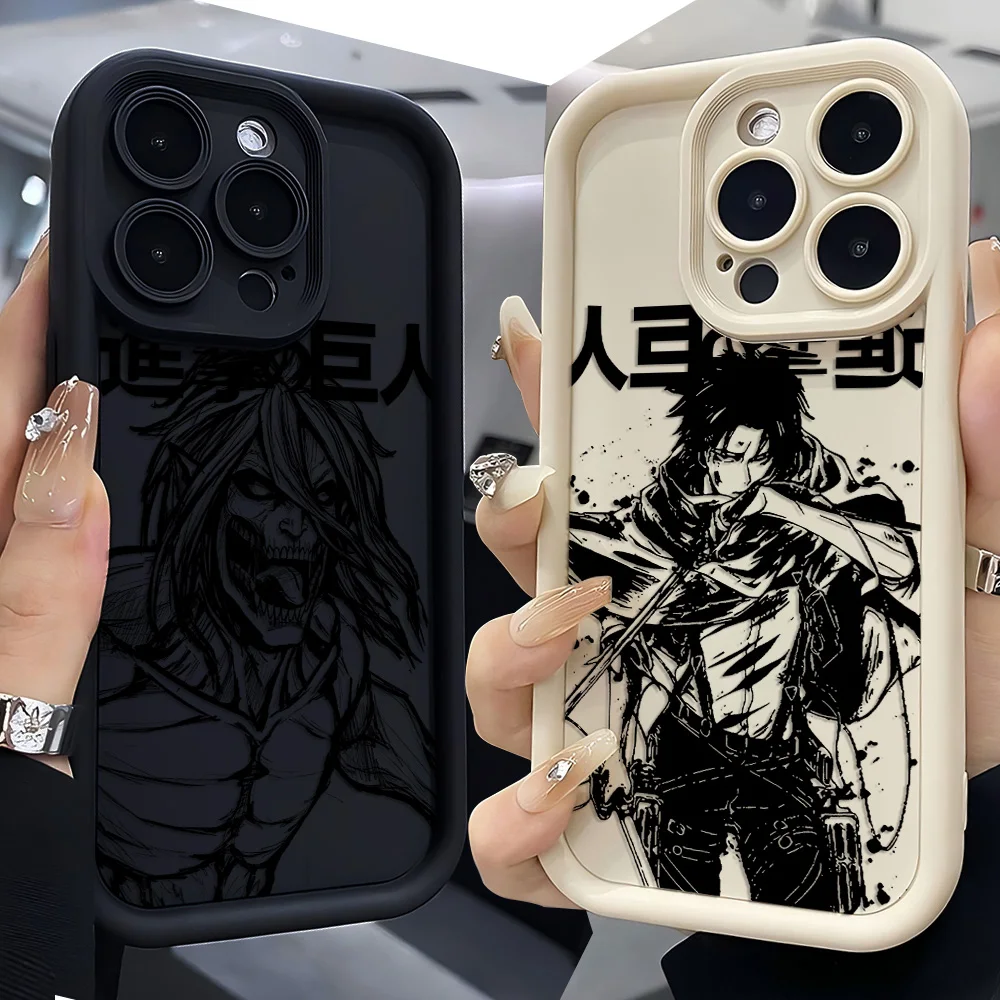 Vibrant Anime Attack on Titan Phone Case