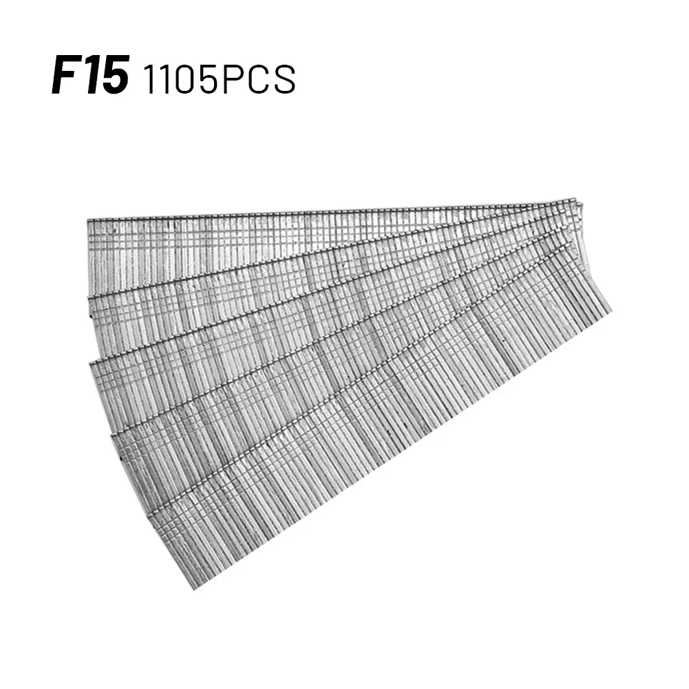 Agrafeuse droite F15/F20/F25/F30, agrafeuse en acier inoxydable, outils de travail du bois, bricolage de meubles, 1105 pièces