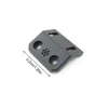 Tactical M300/M600 Flashlight LED Light Side Replacement Mounting Base Hunting MLOK Guide Rail Metal Base Mlok Flashlight Base 5