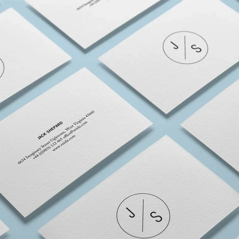 Design 300gms Printing Business Card Double-sided And Full Color Printing 100pcs