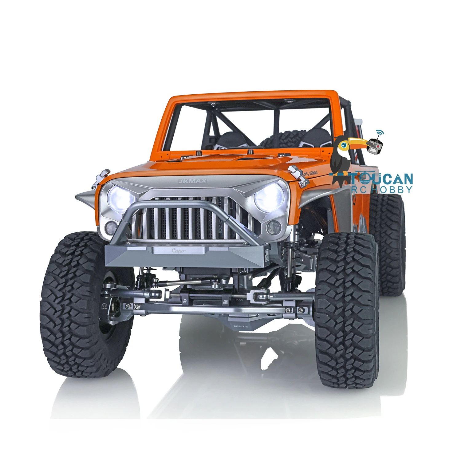 In Stock Limited Edition โลหะ1/8 Capo JKMAX RC Crawler รถทาสีสีส้ม