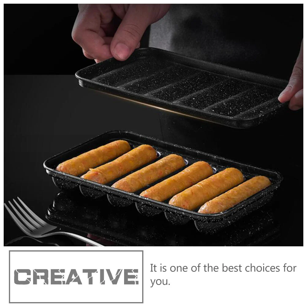 Coffee Metal Sausage Mold Child Buns Roasting Pan Mini Molds Stainless Steel Hot Dog Making