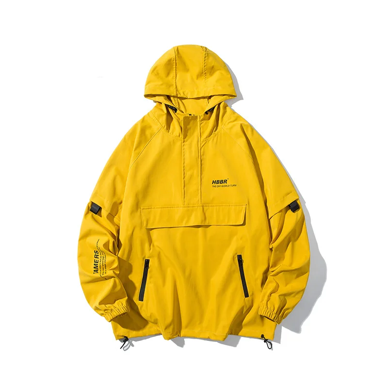 

Thin Pullover Half Zipper Jumpsuit Mens Fashion Outdoor Sports Hoodie Spring/Autumn Street Versatile Jacket Oversized clothes