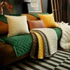 Nordic Simple Velvet Solid Color Sofa Cushion Winter Non-Slip Sofa Cover Cover Cushion for All Seasons 2