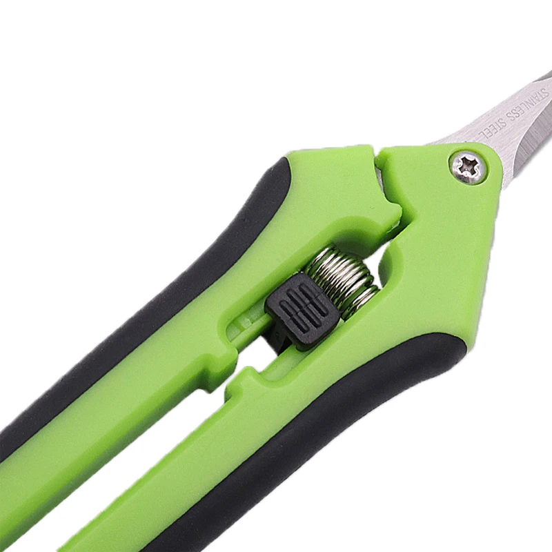 Pruner Gardening Hand Pruning Shear Straight Stainless Steel Blades Ultra Sharp Garden Scissors For Flowers Harvesting Fruits garden scissors,pruning shears,garden tools,garden pruner