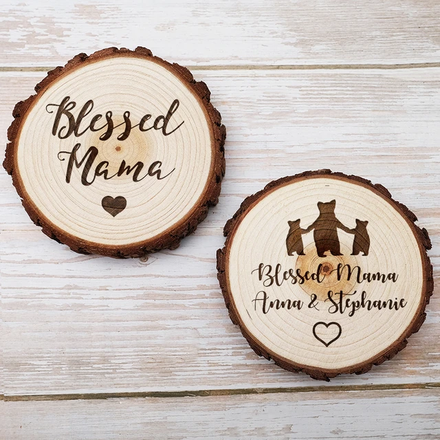 Rustic Wood Drink Coasters