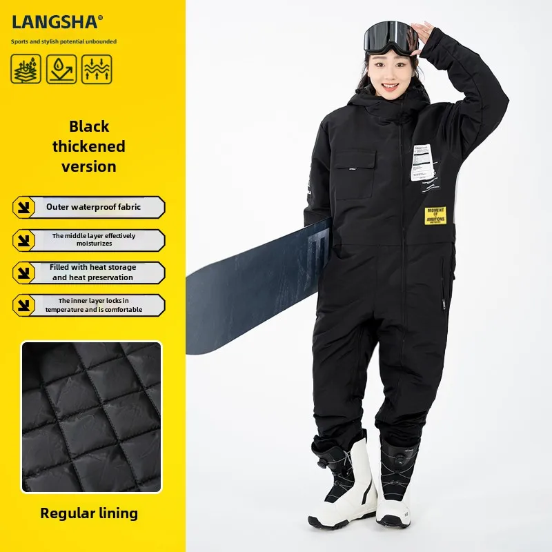 Winter ski-jas skibroek warm winddicht heren dames motorjas waterdichte buitensportkleding snowboard