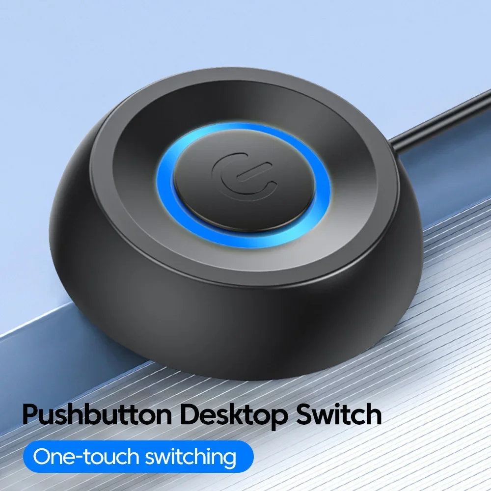OLAF Computer desktop mobile switch button external desktop startup extension cable power on button one click start computer