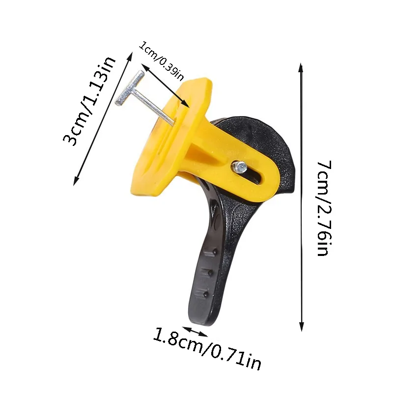 50pcs Construction Tile Tools Tile Leveler Adjuster Tiles Leveling System Plastic Adjuster Wall  Floor Positioning Tool Locator