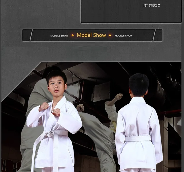 Abito Karate Bambini Rosso Con Cintura Bianca Inclusa - Comodo E Durevole - Foto 10