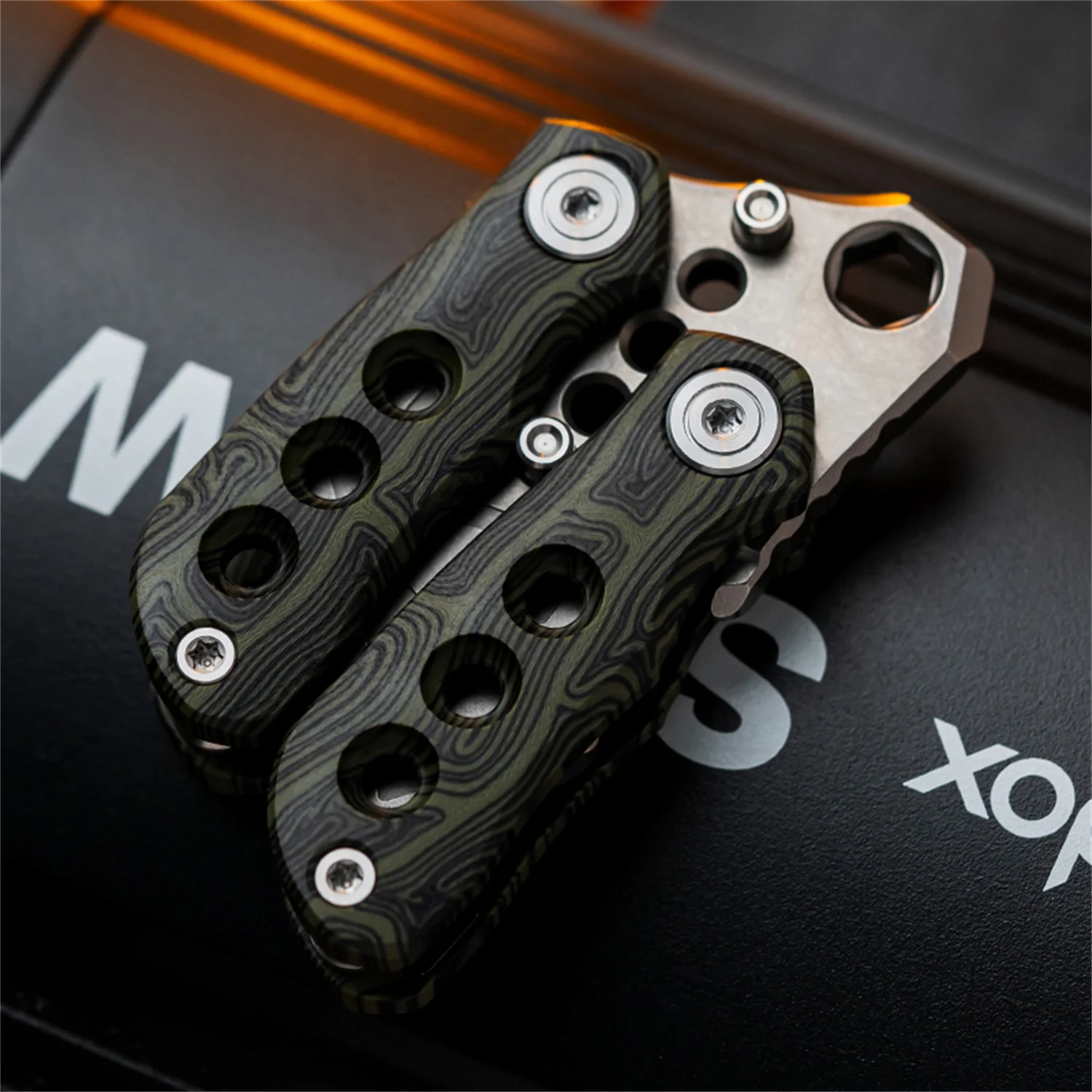 小物 keybar Ultem/Titanium&Blade Insert Combo 小物 keybar Ultem