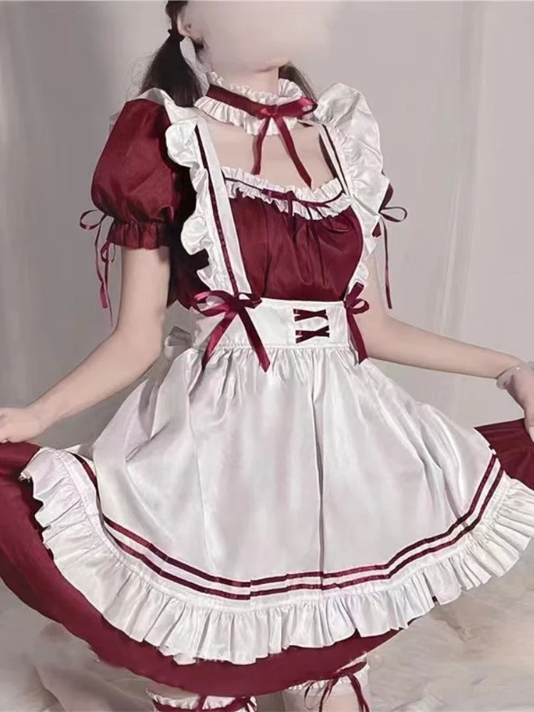CP5XL Sexy Maid Cosplay Costume Nurse Anime Bodysuit Lolita Role Play Teddies Women Erotic Lingerie Uniform Babydoll Body Outfit