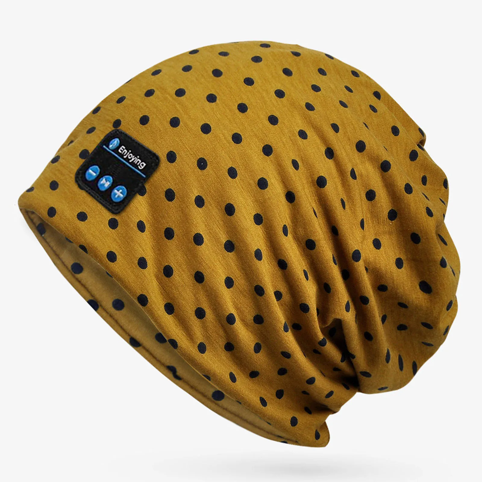 Wireless Bluetooth Headphones Outdoor Sports Music Headset Soft Breathable Cotton Cap Handsfree Call Earphone Scarf Rechargeable