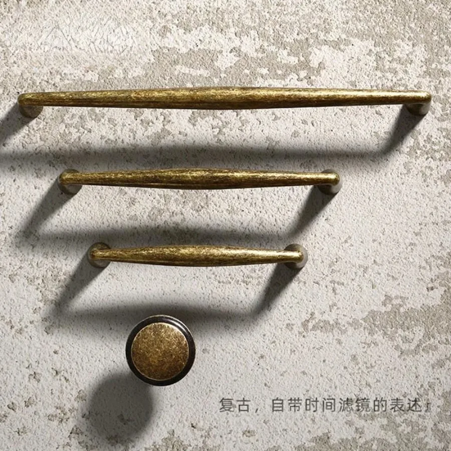 American Vintage Furniture Handles Antique Silver and Bronze Zinc Alloy for Wardrobe Drawer Bookcase Dresser drawer knobs handles