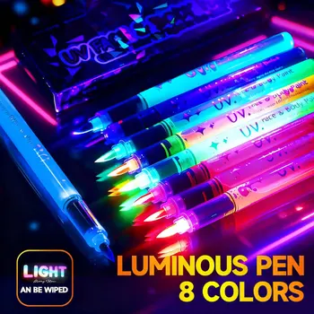Luminous Face Paint Pen Set 1