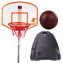 

Kids Basketball Hoop 38-67in Basketball Goal Toy With Adjustable Height Portable Sports Game With Scoring Equipment Outside Back