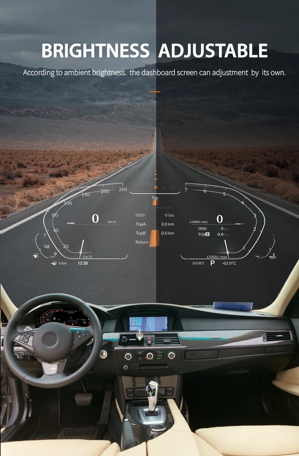 Quadro strumenti digitale LCD compatibile con BMW Serie 3 E90 E91 E92 E93 2005-2012 Tachimetro Pannello strumenti virtuale Cruscotto della cabina di pilotaggio Quadro strumenti digitale LCD compatibile con BMW Serie 3 E90 E91 E92 E93 2005-2012 Tachimetro Pannello strumenti virtuale Cruscotto della cabina di pilotaggio