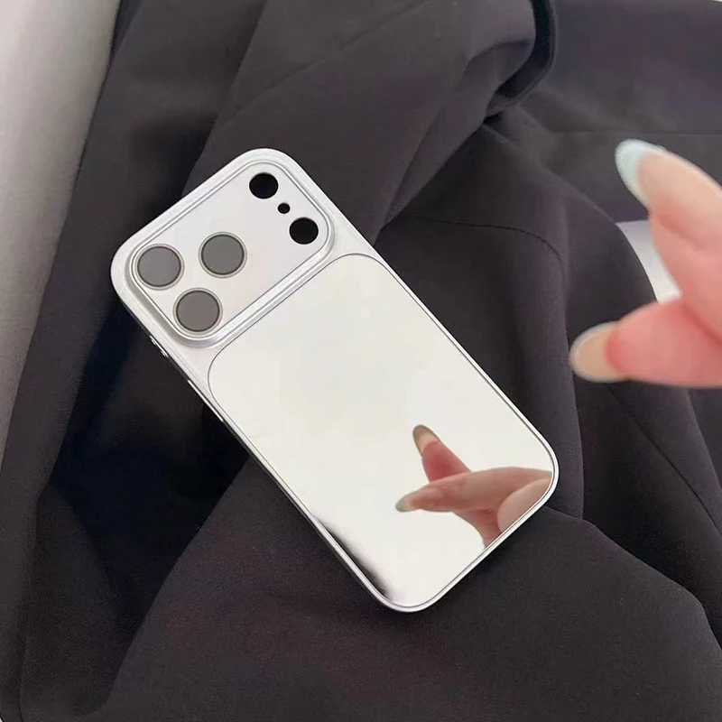 Premium Mirror Style Lens Protection Phone Case - All-Inclusive Design with Enhanced Durability
