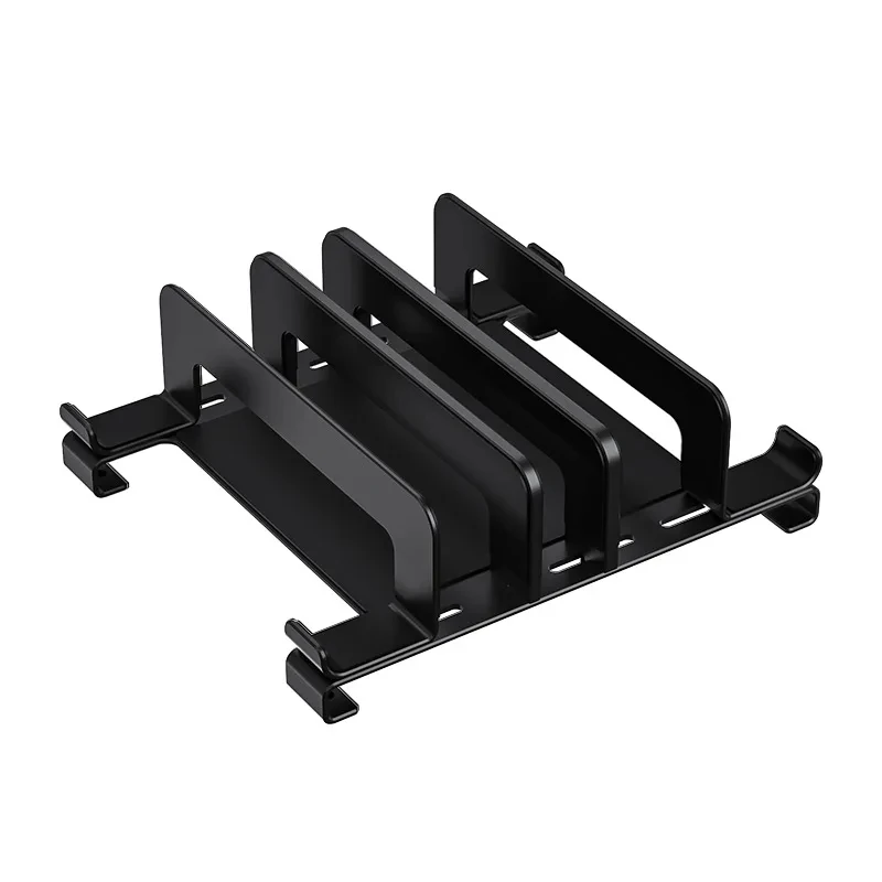 Portátil Vertical Cremalheira de Armazenamento Base de Suporte de Aço Carbono Desktop Dissipação de Calor Mesa em pé Suporte do Monitor Novo