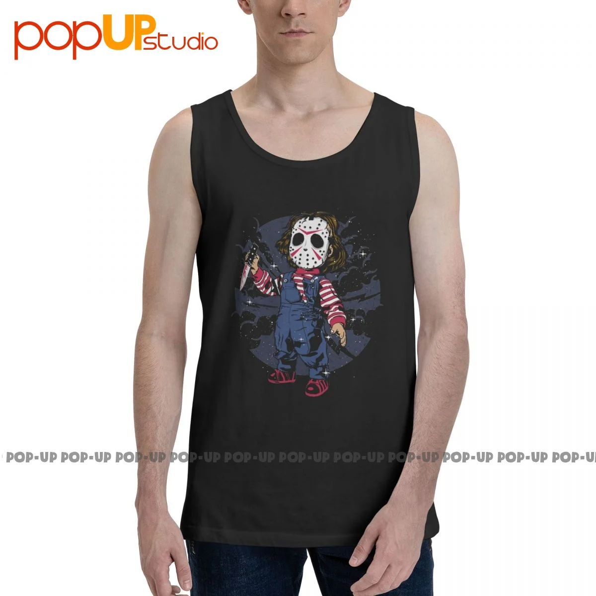 Chucky Children'S Play Jordan Canotte Gilet Vtg Retro Premium Vendita Calda Camicia Senza Maniche