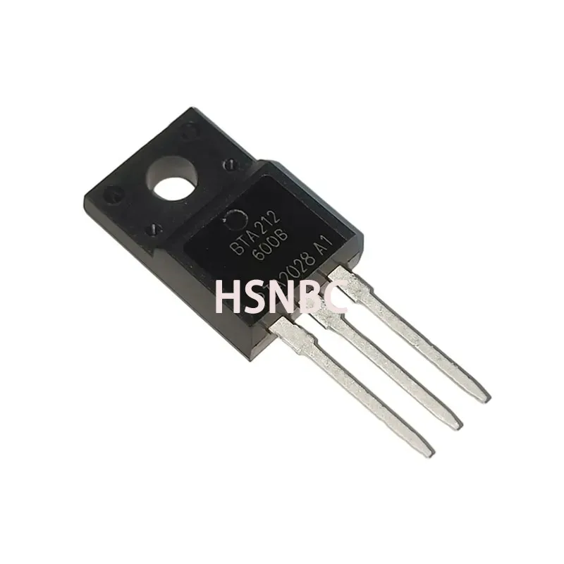 

10Pcs/Lot BTA212X-600B TO-220F 12A 600V Bidirectional Thyristor Transistor New Original