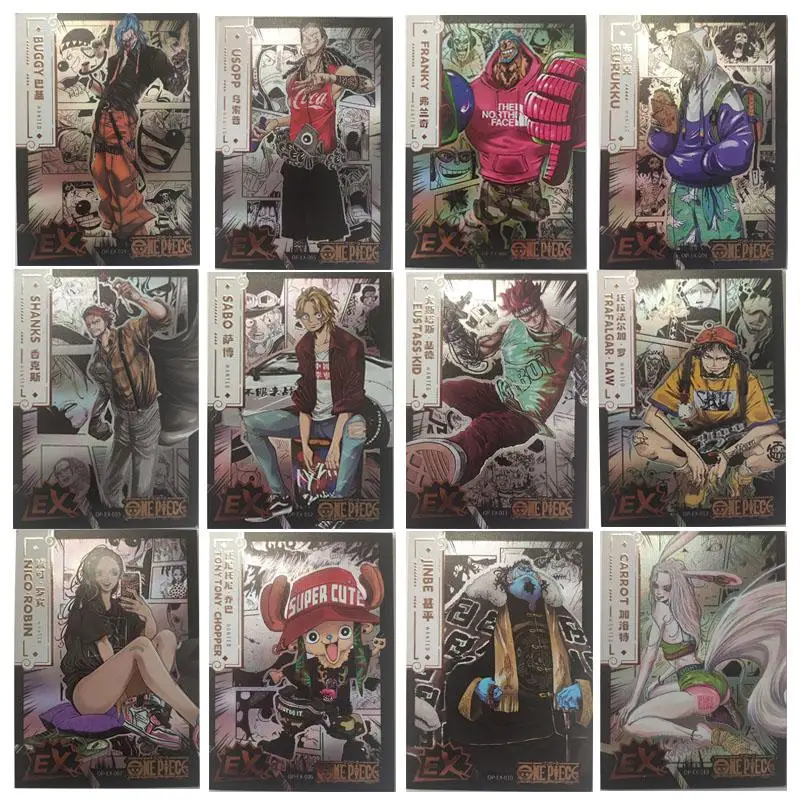 

Аниме One Piece Monkey D. Luffy Roronoa Zoro Ex коллекция карточных игр Редкие карты детские игрушки подарки на день рождения для мальчиков сюрприз