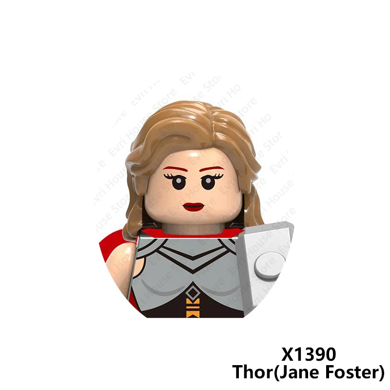 Superhero Thor Jane Foster Action Figures Odin Hela Mini Bricks Disney Building Blocks Toys for Children