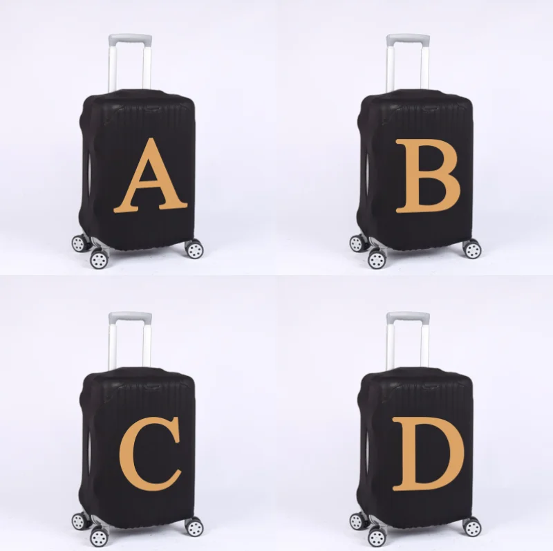 

Letter Luggage Cover Thicker Protective Cover Removeable Luggage Cover Anti-scratch Protective Cover Travel Accessories