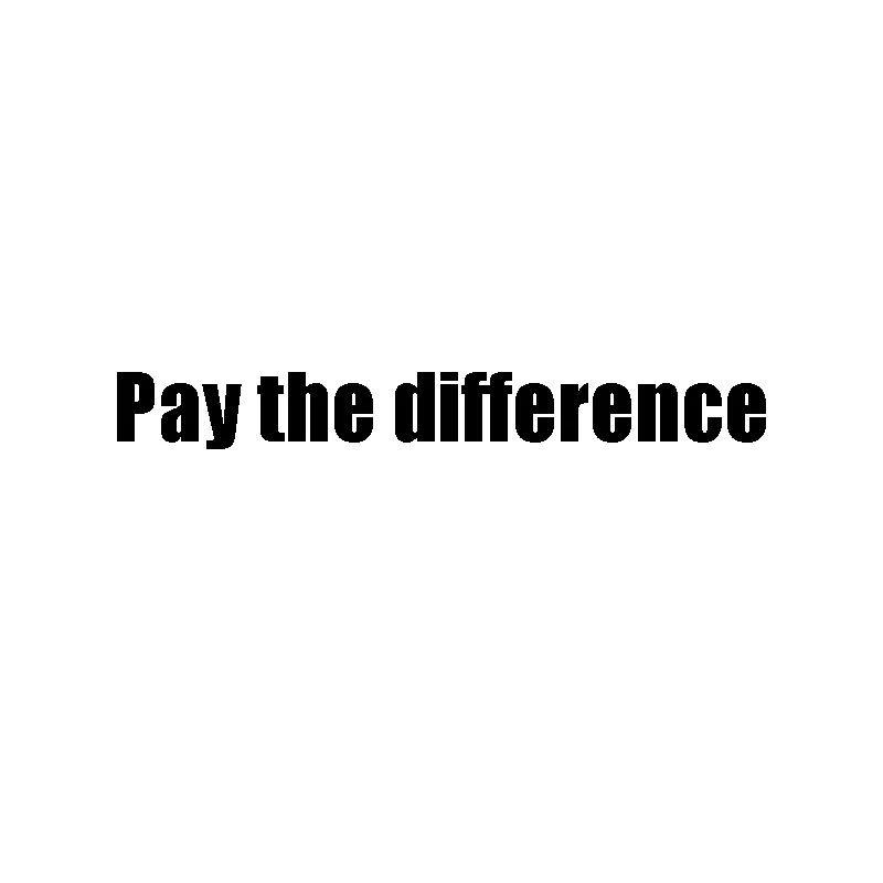 

Pay the difference
