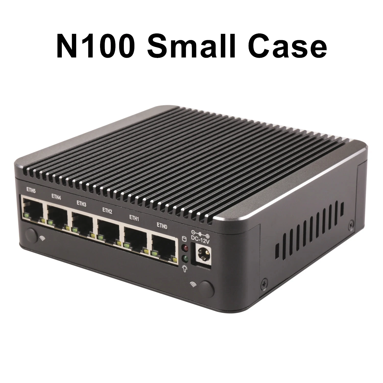 Intel N100 6 Lans i226-V 2.5G Firewall Soft Router Solid DDR4 NVMe 1*COM Type-C pfSense OPNsense ESXi Fanless Mini PC Computer 4