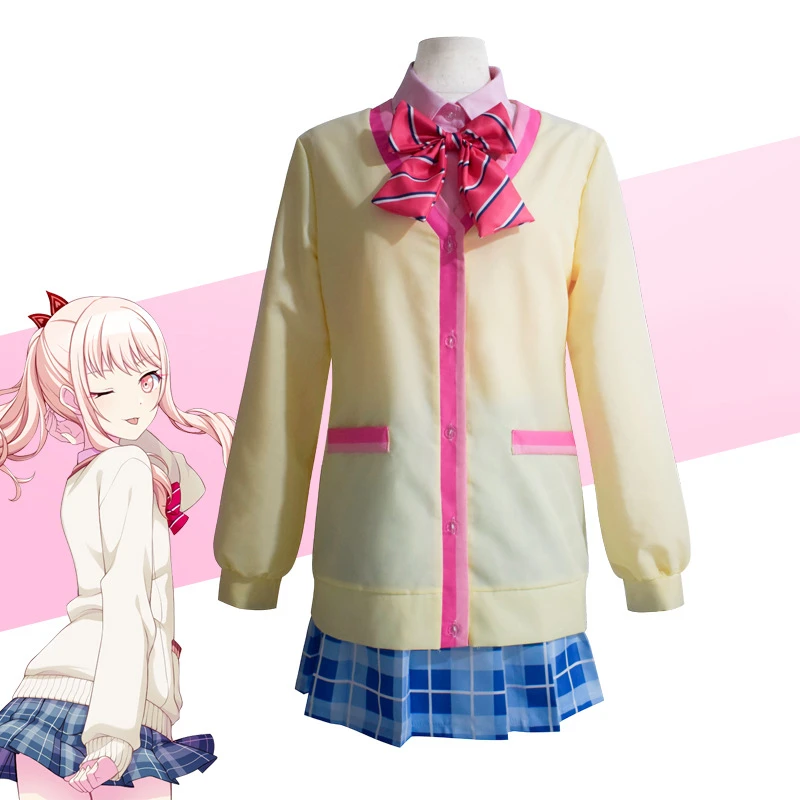 

2022 New Akiyama Mizuki Cosplay Costume Uniform Halloween Costume for Women Girls