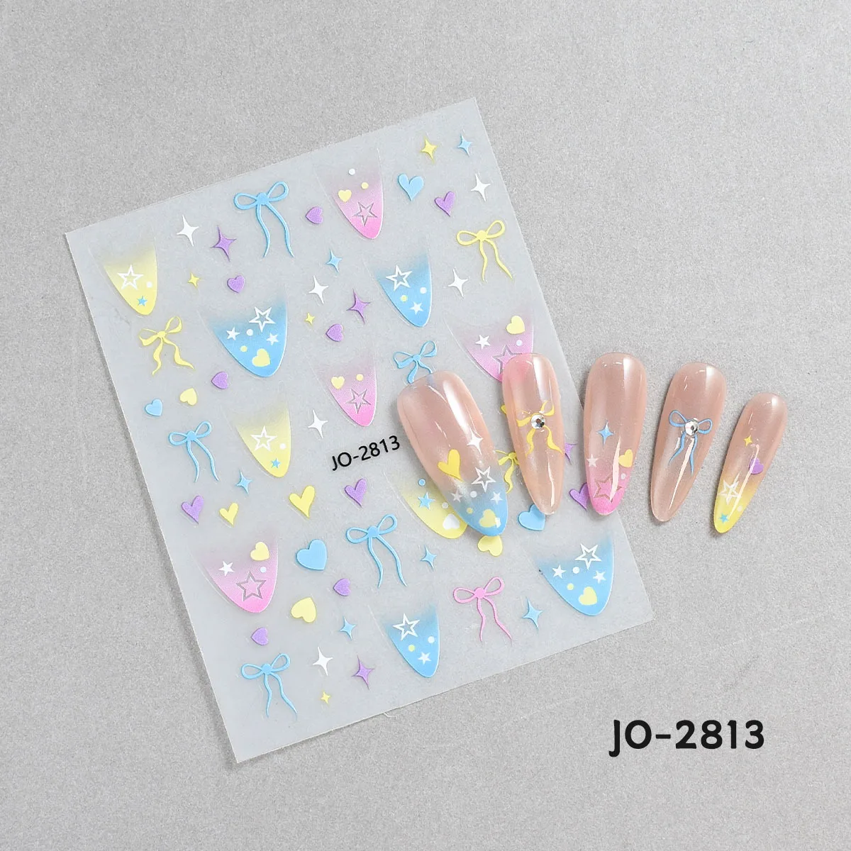 1 stücke Bowknot Blume Stern Nail art Aufkleber Ultra-dünne Selbst-Kleber Slider Sommer Nägel Aufkleber Dekoration DIY maniküre Zubehör – Detail 14