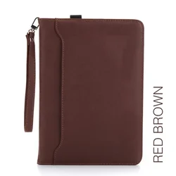 Premium PU Leather Stand Cover - iPad Mini 12345 (Dark Brown)