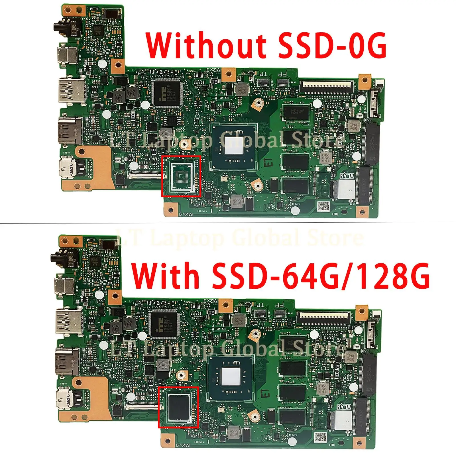 MAINboard For ASUS E410MA E410MAB E410M E510MA E510MAB R429M F414MA Laptop Motherboard N4020/N4120 N5030 4GB/8GB-RAM