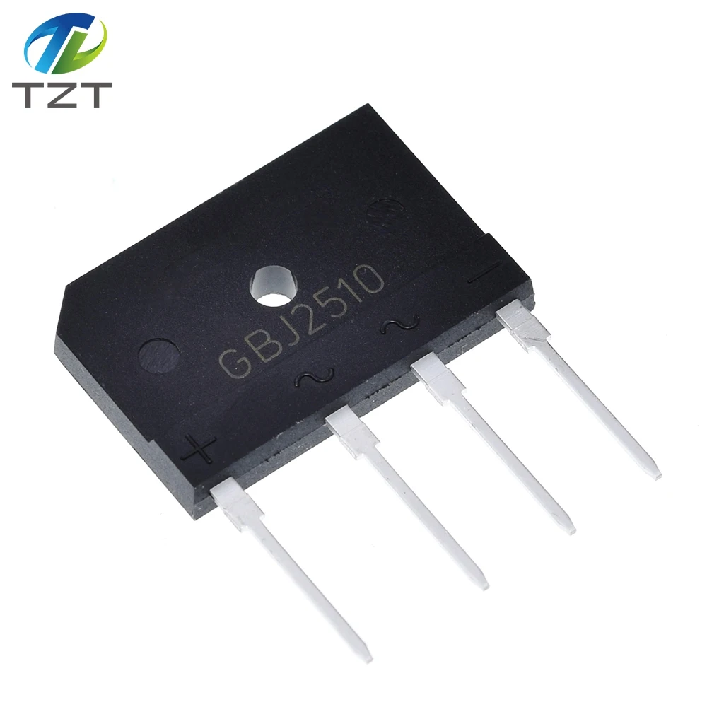 5PCS 25A 1000V diode bridge rectifier gbj2510 diode bridge rectifier rectifier diodes electrical rectifier diodes electrical diodes