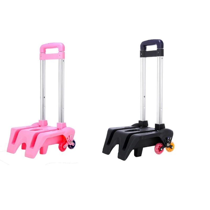 

Foldable Pulling Rod Cart Aluminum Alloy Student Backpack Pet Bag Load Bear Outdoor Traveling Camping Portable Supply