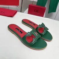CH Simple Style Luxury Brand Design Women's Home Slippers Comfortable Wearable Women's Office Slippers Elegant Solid Color Flats - Image 6