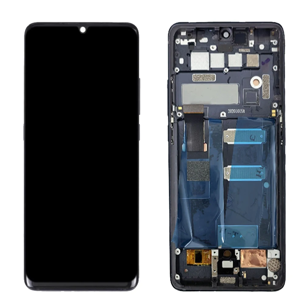 Pantalla LCD AOLED Original Para TCL 10 Pro T799B 799H Con Ontaje Copleto De Digitalizador (negro